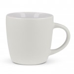 Tazas publicitarias de cerámica en varios colores modernos 250ml color blanco
