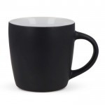 Tazas publicitarias de cerámica en varios colores modernos 250ml color negro