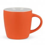 Tazas publicitarias de cerámica en varios colores modernos 250ml color naranja