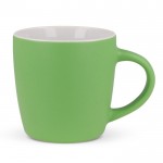 Tazas publicitarias de cerámica en varios colores modernos 250ml color verde lima