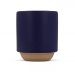 Taza con elegante diseño finlandés en la parte de abajo 180ml color azul oscuro tercera vista