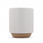 Taza con elegante diseño finlandés en la parte de abajo 300ml color blanco tercera vista