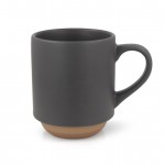 Taza con elegante diseño finlandés en la parte de abajo 300ml color gris