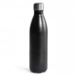 Botella de acero de doble pared con alta capacidad térmica 750ml color negro