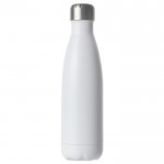 Botella de acero de doble pared con alta capacidad térmica 500ml color blanco