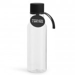 Botella de plástico libre de BPA en colores transparentes 600ml color blanco transparente