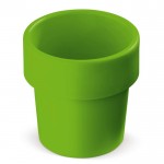 Vasos para café apilable hechos de caña de azúcar en EU 240ml color verde lima