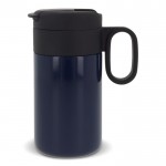 Botella de acero inoxidable con tapa que sirve como taza 250ml color azul oscuro