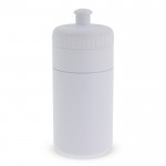 Botella deportiva libre de BPA con detalle a color 500ml color blanco segunda vista