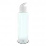 Botella de RPET de colores transparentes con asa geométrica 600ml color blanco
