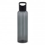 Botella de RPET de colores transparentes con asa geométrica 600ml color negro quinta vista