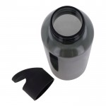 Botella de RPET de colores transparentes con asa geométrica 600ml color negro septima vista