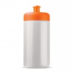 Bidón personalizado de plástico libre de BPA y 100% antigoteo 500ml color naranja