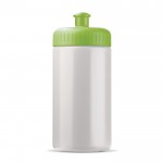 Bidón personalizado de plástico libre de BPA y 100% antigoteo 500ml color verde claro