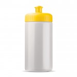 Bidón personalizado de plástico libre de BPA y 100% antigoteo 500ml color amarillo