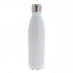 Botella de acero inoxidable de doble pared hermética 750ml color blanco