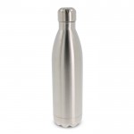 Botella de acero inoxidable de doble pared hermética 750ml color plateado