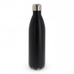 Botella de acero inoxidable de doble pared hermética 1000ml color negro