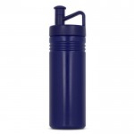 Bidón deportivo con diseño TopActive de tapón ergonómico 500ml color azul oscuro