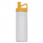 Bidón deportivo con diseño TopActive de tapón ergonómico 500ml color amarillo