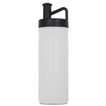 Bidón deportivo con diseño TopActive de tapón ergonómico 500ml color negro transparente