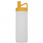 Bidón deportivo con diseño TopActive de tapón ergonómico 500ml color amarillo transparente