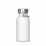 Botella de acero inoxidable con recubrimiento de polvo 350ml color blanco