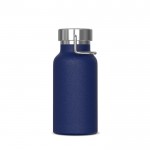 Botella de acero inoxidable con recubrimiento de polvo 350ml color azul oscuro