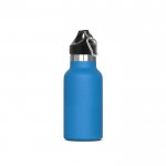 Botella de acero inoxidable y recubrimiento de polvo 350ml color azul claro