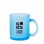 Taza de cristal en varios colores para sublimación 350ml vista principal