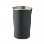 Vaso personalizado reutilizable de acero inoxidable reciclado 300ml color azul marino