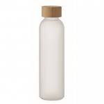 Botella de cristal personalizada de color 500ml Crystal Resistant color blanco transparente