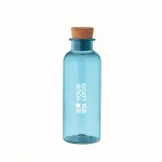 Botella de Tritan Renew™ con tapa redonda de corcho 500ml vista de impresión