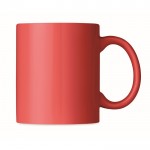 Mugs de cerámica personalizados en color color rojo tercera vista