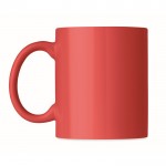 Mugs de cerámica personalizados en color color rojo cuarta vista