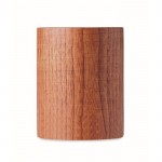 Tazas personalizadas de madera de roble color madera tercera vista