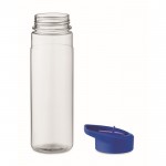 Botella de RPET con boquilla plegable color azul real tercera vista