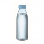 Botella de RPET para empresas color azul claro tercera vista