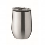 Vaso de acero inoxidable de doble pared con tapa 350ml Colors color plateado mate segunda vista