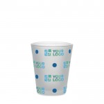 Vaso de chupito con revestimiento para impresión a todo color 44ml color blanco transparente vista de impresión