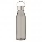 Botella reciclada RPET antifugas de colores llamativos 600ml color gris transparente