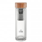 Botellas de vidrio con infusor personalizadas