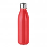 Botella cristal roja merchandising