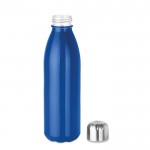 Botella cristal azul para personalizar