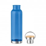 Botella sin BPA con logo azul