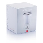 Tazas termo personalizadas compactas acero inoxidable 227ml Essential color negro segunda vista con caja