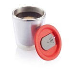 Tazas termo personalizadas compactas acero inoxidable 227ml Essential color rojo segunda vista