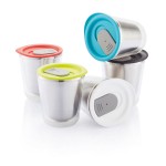Tazas termo personalizadas compactas acero inoxidable 227ml Essential color rojo vista general