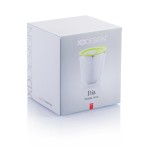 Tazas termo personalizadas compactas acero inoxidable 227ml Essential color verde claro segunda vista