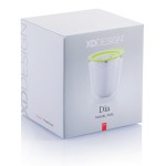 Tazas termo personalizadas compactas acero inoxidable 227ml Essential color verde claro segunda vista con caja